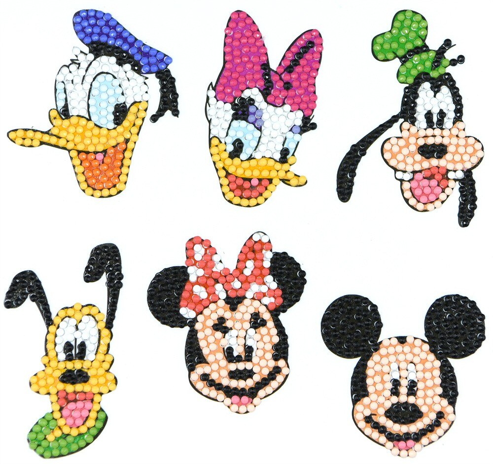 DIY Cartoon Diamond Painting Stickers For Kids by Numbers Art Craft Children Gift