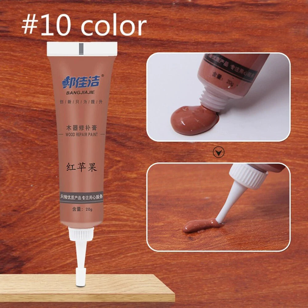 3 PCS Multicolor Repairing Paint for Solid Wood  for Paste Door Floor Repairing Scratches