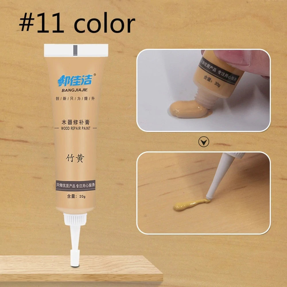 3 PCS Multicolor Repairing Paint for Solid Wood  for Paste Door Floor Repairing Scratches