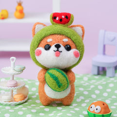 Handmade Pets Toy Doll Wool Felt Doll Wool Felt Needle Poked Kitting DIY CAT Creative Popular Cute Pets Doll Non-Finished Toy