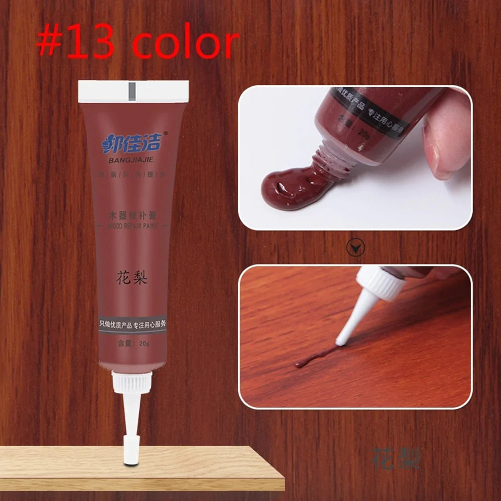 3 PCS Multicolor Repairing Paint for Solid Wood  for Paste Door Floor Repairing Scratches