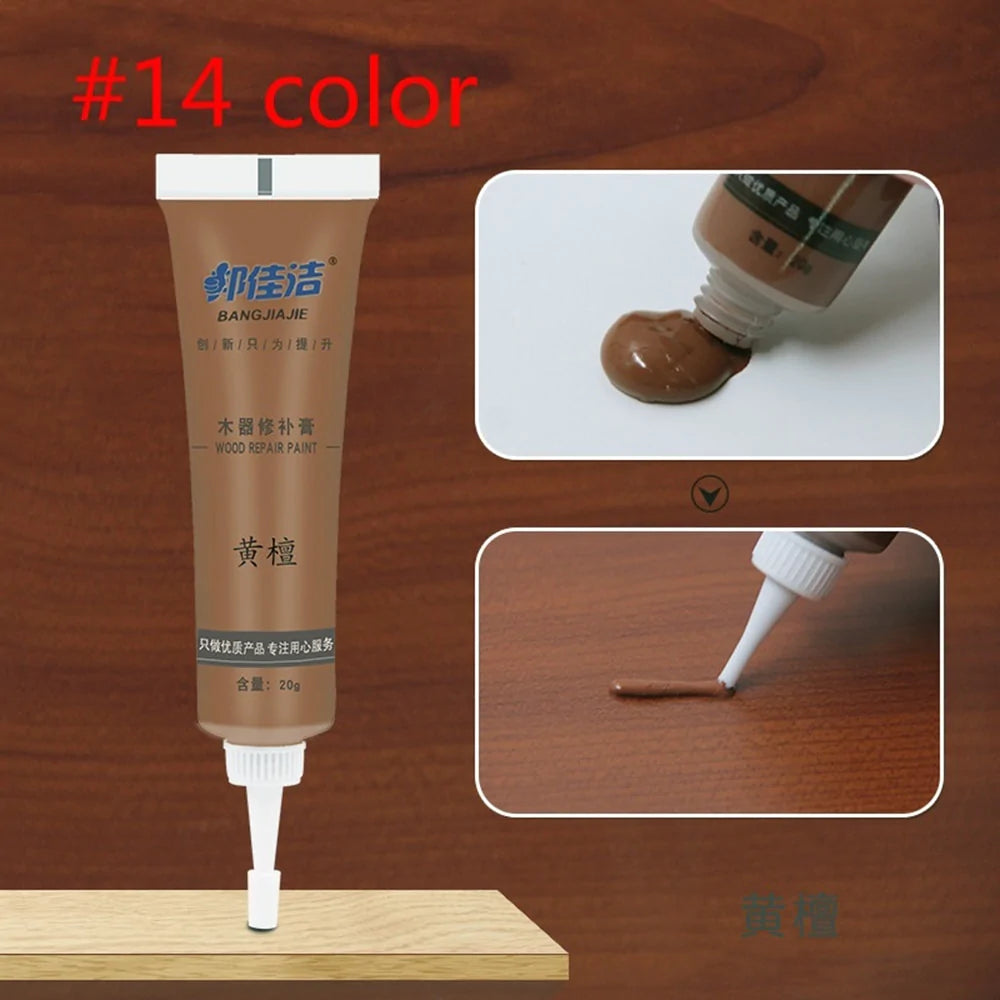 3 PCS Multicolor Repairing Paint for Solid Wood  for Paste Door Floor Repairing Scratches