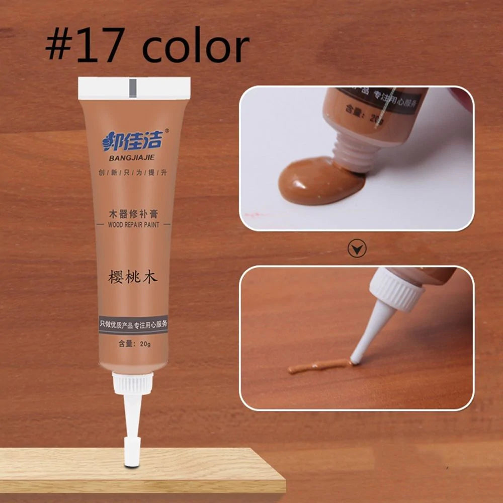 3 PCS Multicolor Repairing Paint for Solid Wood  for Paste Door Floor Repairing Scratches