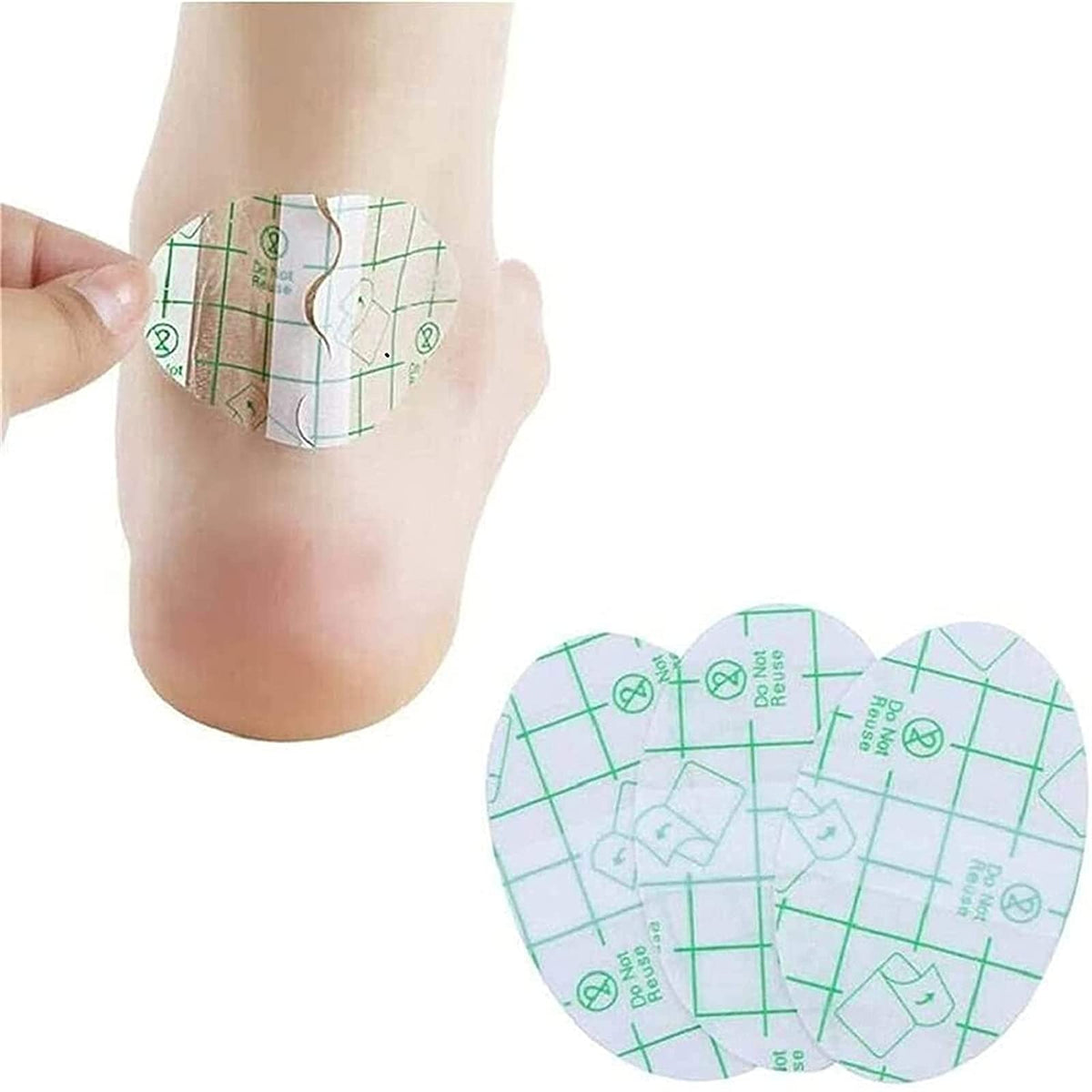 20 PCS Invisible Anti-Abrasion Foot Sticker Waterproof Self-Adhesive