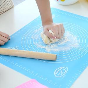 40*60cm Silicone Pastry Mat Thick Non Stick Baking Mat, Fondant Mat,Counter Mat,Dough Rolling Mat, Oven Liner, Pie Crust Mat