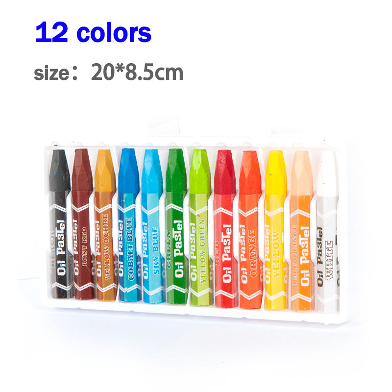 12/18/24/36/48 Colours Oil Pastels Set, Soft Pastels Non-Toxic Pastels for Artists, Students & Kids, Ideal for Sketching, Decorative Painting, Making Pictures Like Oil Painting.