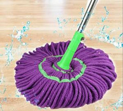 Twist Mop 360 Degree Floor Mop Telescopic Stainless Steel Handle Easy Rotating Squeeze Mopping Neat and Compact Easy Self Wringing