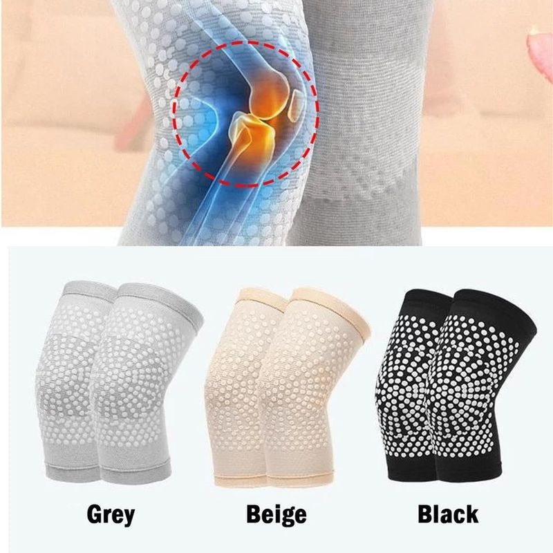 2 Pieces Of Self-Heating Warm Knee Pads, Old Cold Legs, Men And Women, Arthritis Pain Relief, Injury And Recovery Knee Massager