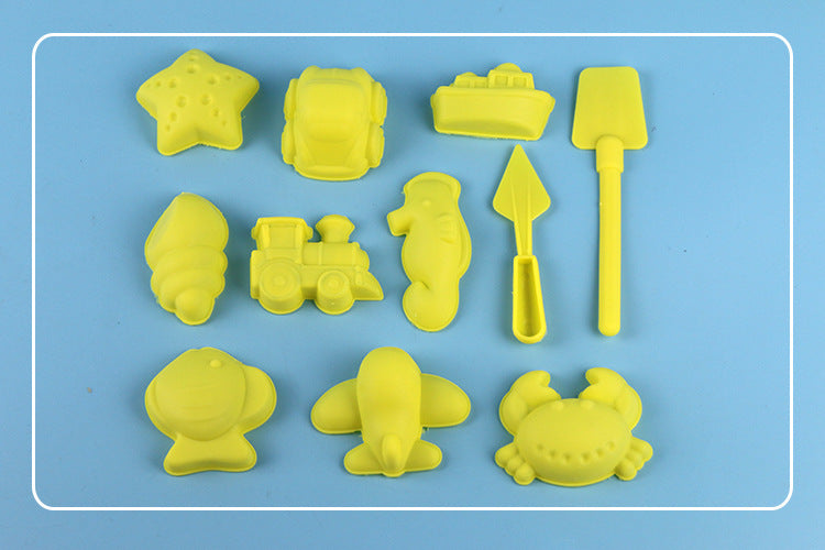 Children DIY Plasticine Mold Tool Funny Mud Mold Kids Plasticine Beach Toy Fun Beach Accessories for Kids