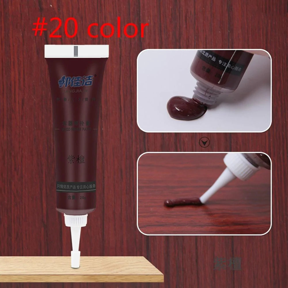 3 PCS Multicolor Repairing Paint for Solid Wood  for Paste Door Floor Repairing Scratches