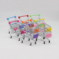 3 Pcs Mini Shopping Cart Trolley