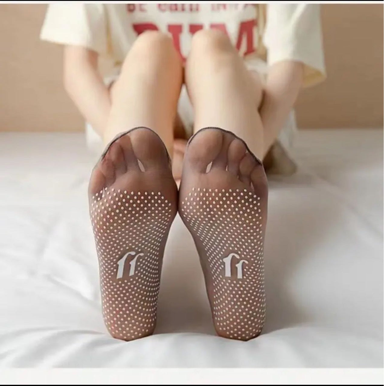 30 PCS Spring Summer Women Soft Socks Thin Silk Socks Non-Slip Bottom Splice Fashion Transparent Ladies Breathable Sock