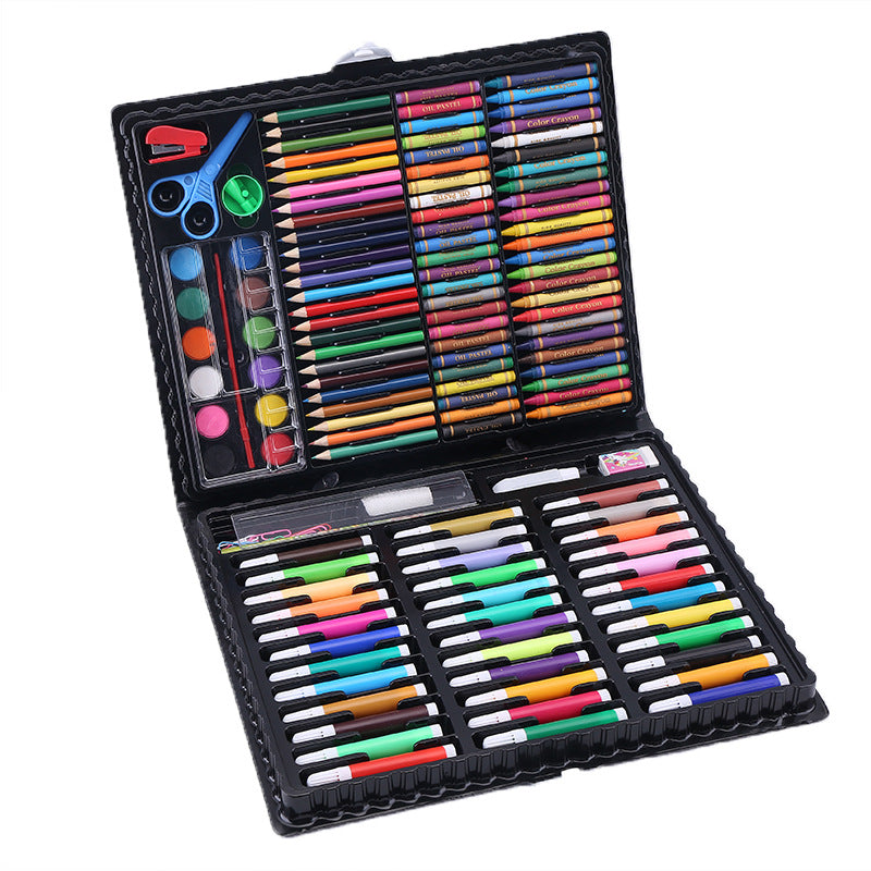 150 PCS Watercolor Pen Watercolor Set Crayon Oil Stick Primary School Students Diy Color Pen Painting Tools