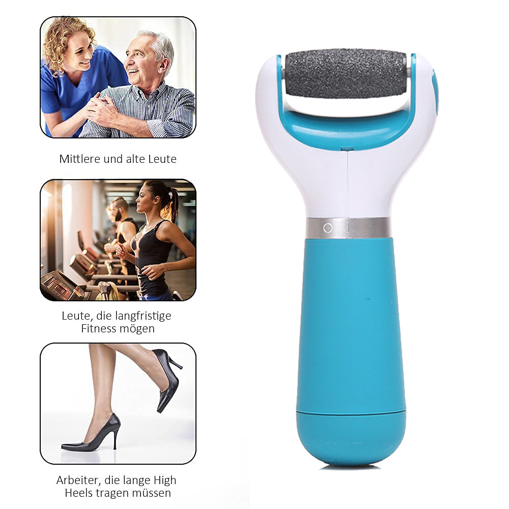 Electric Foot File Hard Skin Remover with 2 Rollers Rechargeable