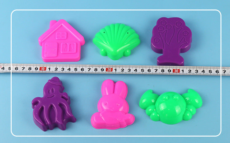 Children DIY Plasticine Mold Tool Funny Mud Mold Kids Plasticine Beach Toy Fun Beach Accessories for Kids