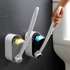 For Home No Dead Ends Long Handle Toilet Cleaning Brush Replacement Head No Punching In The Bathroom Disposable Toilet Brush Set