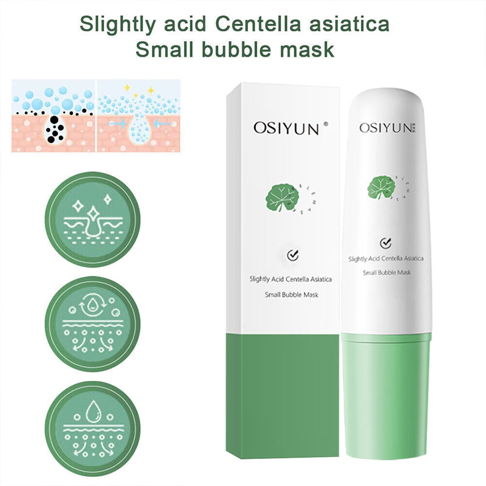 2 PCS Slightly Acid Centella Asiatica Small Bubble Mask for Blackhead Removal Pore Cleansing