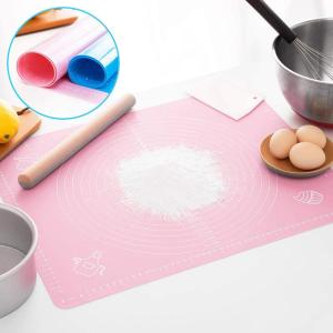 40*60cm Silicone Pastry Mat Thick Non Stick Baking Mat, Fondant Mat,Counter Mat,Dough Rolling Mat, Oven Liner, Pie Crust Mat