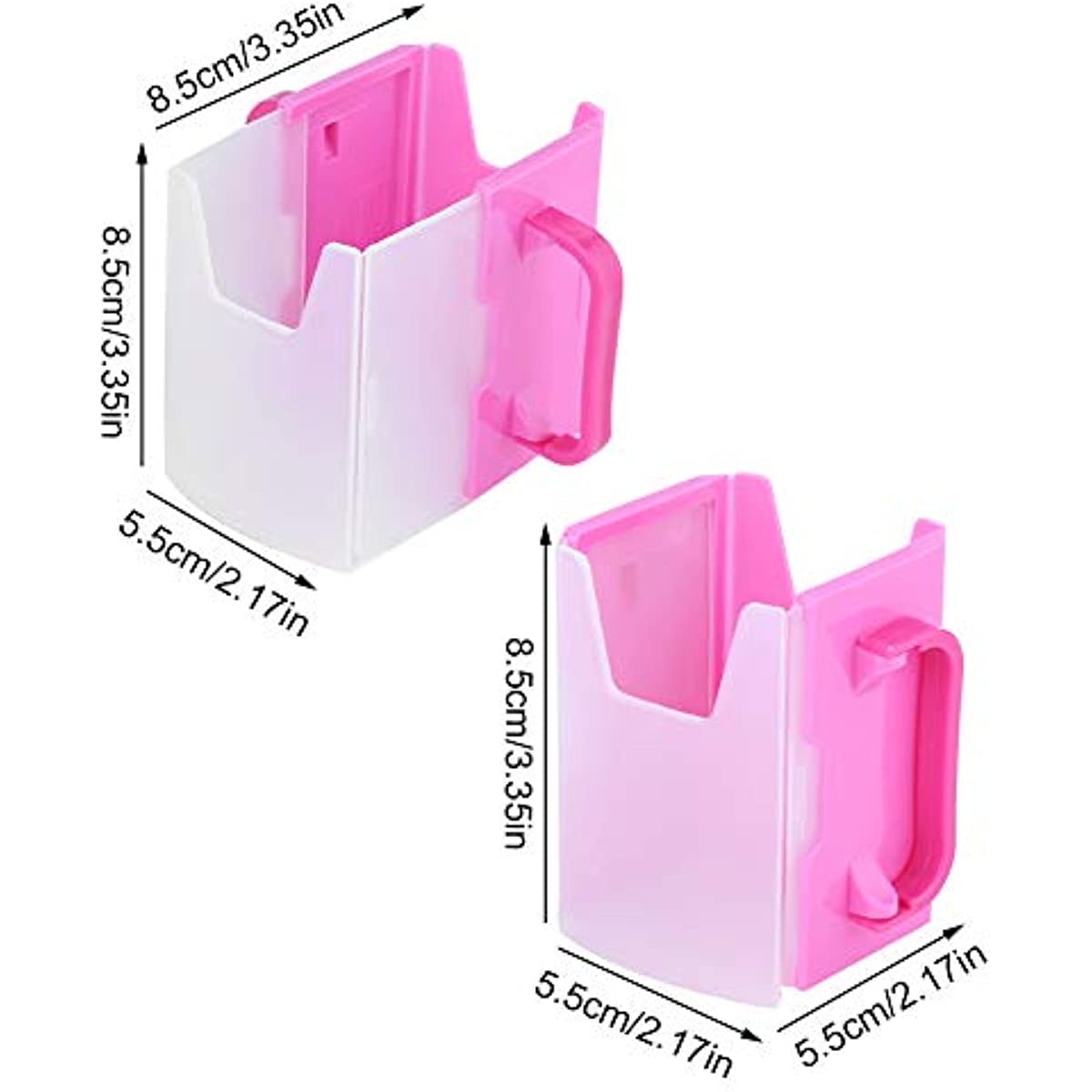 2 PCS Milk Drink Box Holder Adjustable Spill-proof Juice Box Container Reusable Drink Juice Milk Pouch Cup Mug