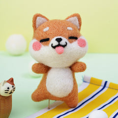 Handmade Pets Toy Doll Wool Felt Doll Wool Felt Needle Poked Kitting DIY CAT Creative Popular Cute Pets Doll Non-Finished Toy