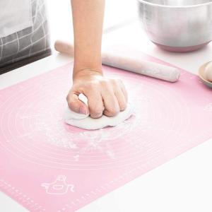 40*60cm Silicone Pastry Mat Thick Non Stick Baking Mat, Fondant Mat,Counter Mat,Dough Rolling Mat, Oven Liner, Pie Crust Mat