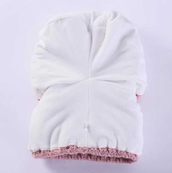 5 Colour Winter knitted Beanies Hats Women Thick Warm Beanie Hat Outdoor Riding Sets