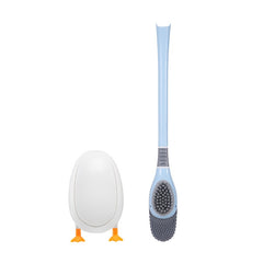 Deep Cleaner Silicone Toilet Brushes with Quick Drying Holder Set for Bathroom