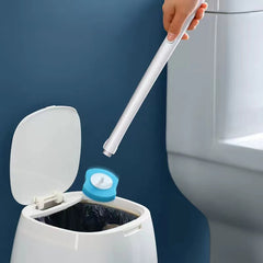 For Home No Dead Ends Long Handle Toilet Cleaning Brush Replacement Head No Punching In The Bathroom Disposable Toilet Brush Set