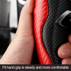 2 PCS Universal Pattern Steering Wheel Cover Car Interior Products Anti-slip Car Steering Wheel