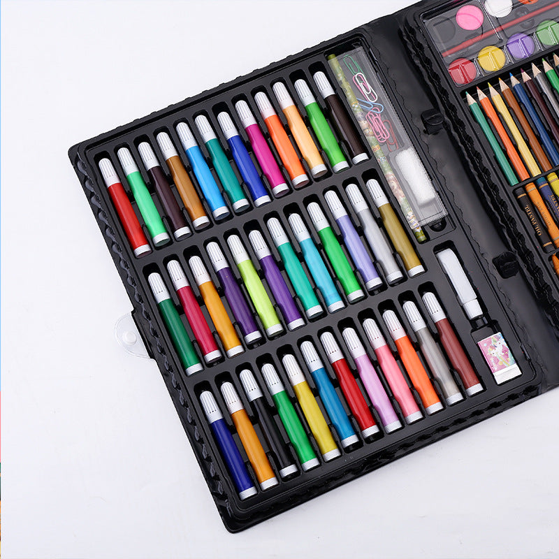 150 PCS Watercolor Pen Watercolor Set Crayon Oil Stick Primary School Students Diy Color Pen Painting Tools