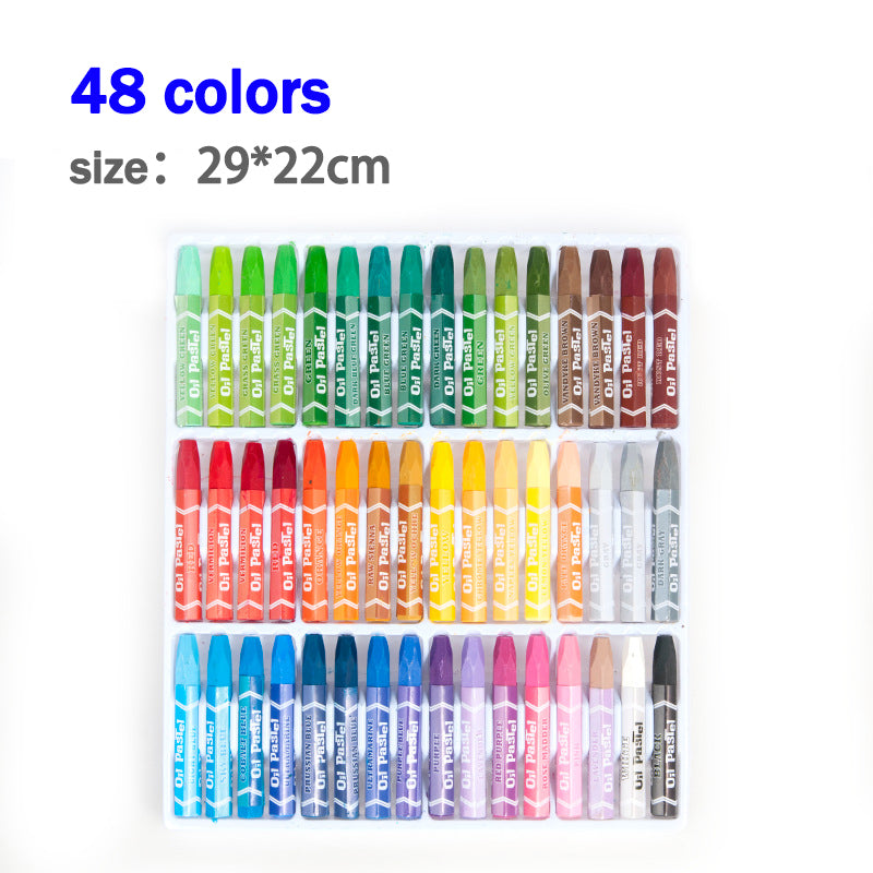 12/18/24/36/48 Colours Oil Pastels Set, Soft Pastels Non-Toxic Pastels for Artists, Students & Kids, Ideal for Sketching, Decorative Painting, Making Pictures Like Oil Painting.