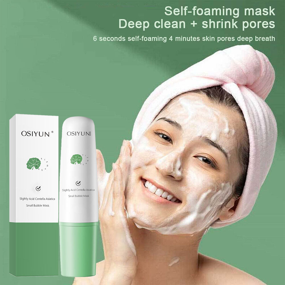 2 PCS Slightly Acid Centella Asiatica Small Bubble Mask for Blackhead Removal Pore Cleansing