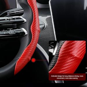 2 PCS Universal Pattern Steering Wheel Cover Car Interior Products Anti-slip Car Steering Wheel