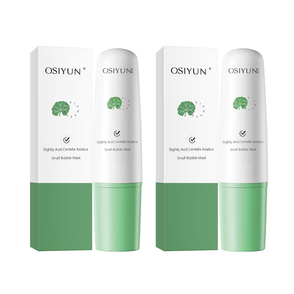 2 PCS Slightly Acid Centella Asiatica Small Bubble Mask for Blackhead Removal Pore Cleansing