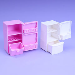 Mini Dollhouse Refrigerator Mini Toy