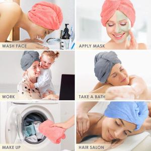 25*68 cm Thicker Hair Dryer Cap with Buttons Microfiber Hair Towel Hair Dryer Cap for Women (Multi Color Available)