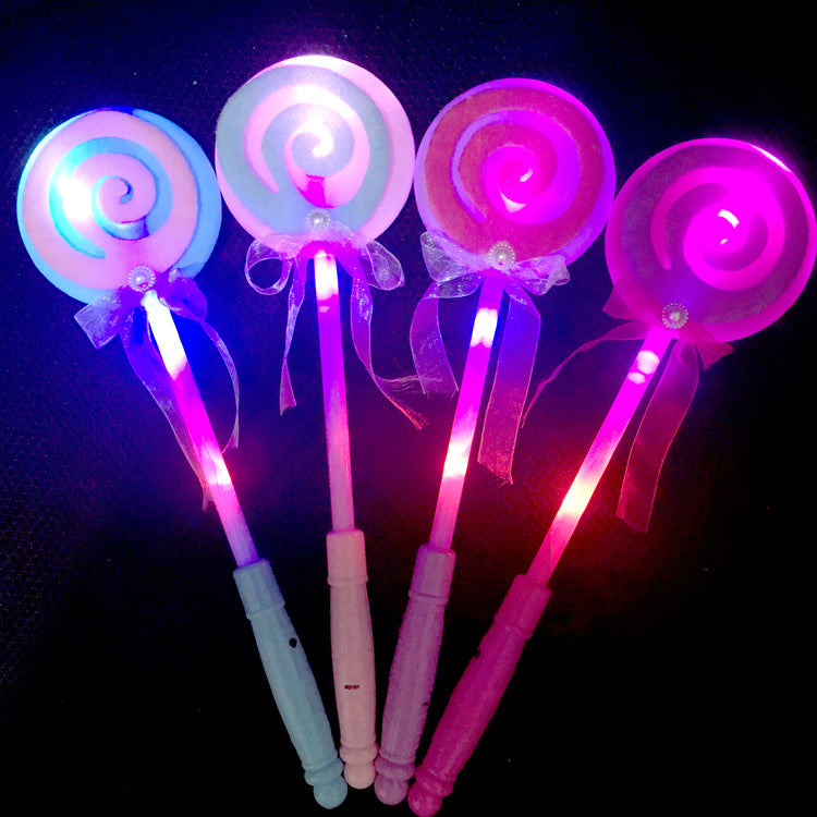 3 Pcs Lollipops Glow Sticks Creative Designed Glowing Sticks Luminous Sticks for Children Party Glow In The Dark