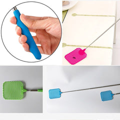 3 PCS Extendable Fly Swatter With Stainless Steel Handle