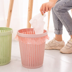 2 PCS Home New Trash Can Kitchen Waste Garbage Bin Automatic Change Rubbish Bag Plastic Bathroom Toilet Dustbin Sundries Barrel Box