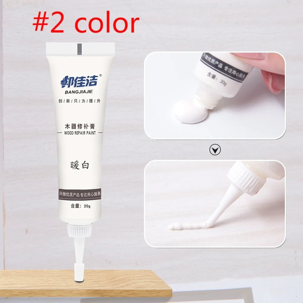 3 PCS Multicolor Repairing Paint for Solid Wood  for Paste Door Floor Repairing Scratches