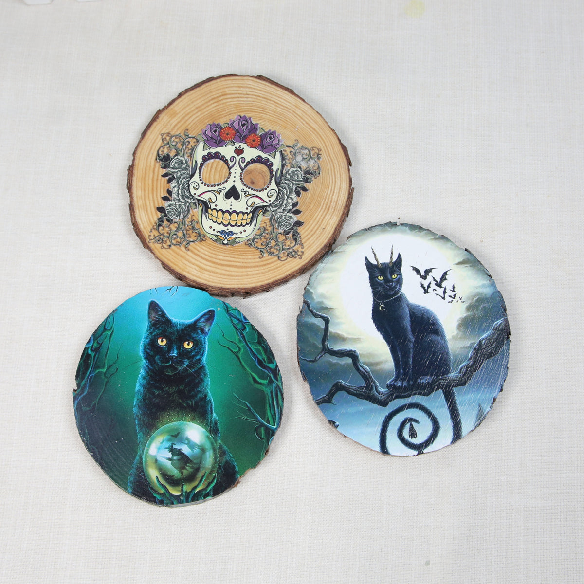 lovely cat coaster(3pieces)