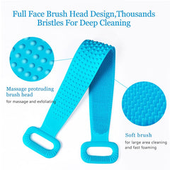 Back Scrubber Silicone Shower Brush for Man and Women