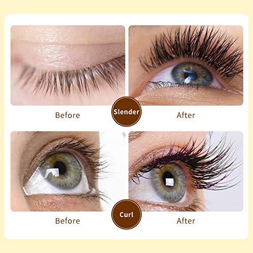 2 PCS Waterproof 4D Silk Fiber Eyelash Mascara Black Extra Long Thick & Voluminous