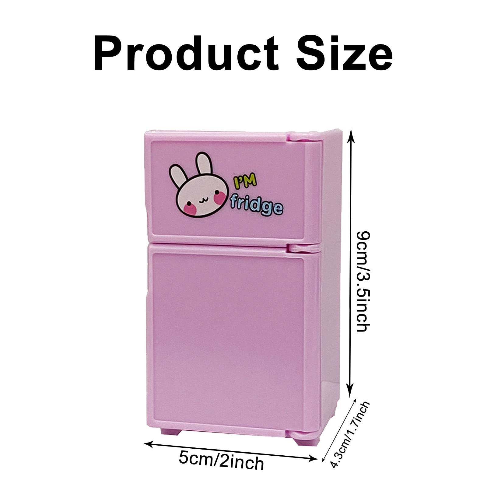 Mini Dollhouse Refrigerator Mini Toy