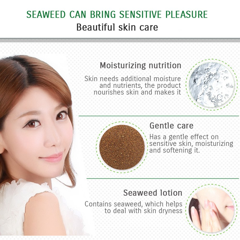 500g 5 PCS Seaweed Hydration DIY Facial Mask Perfect For Body Wraps and Facials Natural Pure Oil-control