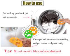 9 PCS Pet Hair Remover Washing Machine