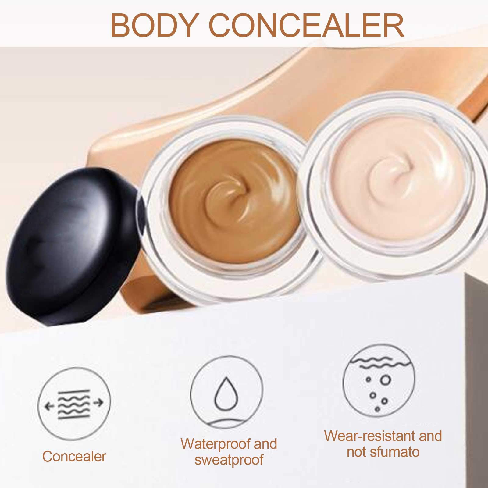 Waterproof Concealer Skin Camouflage Cream Scar Hiding