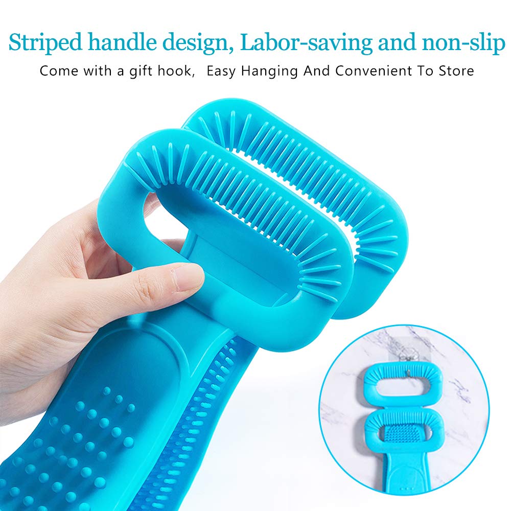 Back Scrubber Silicone Shower Brush for Man and Women