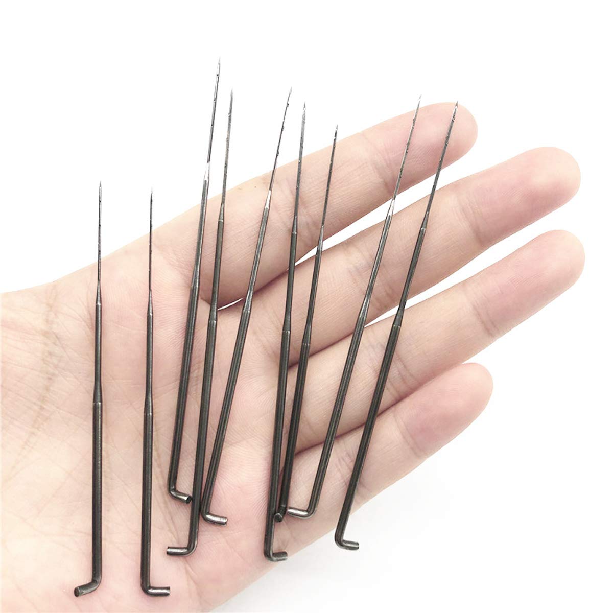 30PCS Felting Needles of 3 Sizes + 1 pc Handle Wood Felt Tool, Felt Needle Tool, Felting Starter Kit, Needle Felting Stitch Punch Tool, Wool Felt Needle for DIY Toys Craft Make Felt Animals