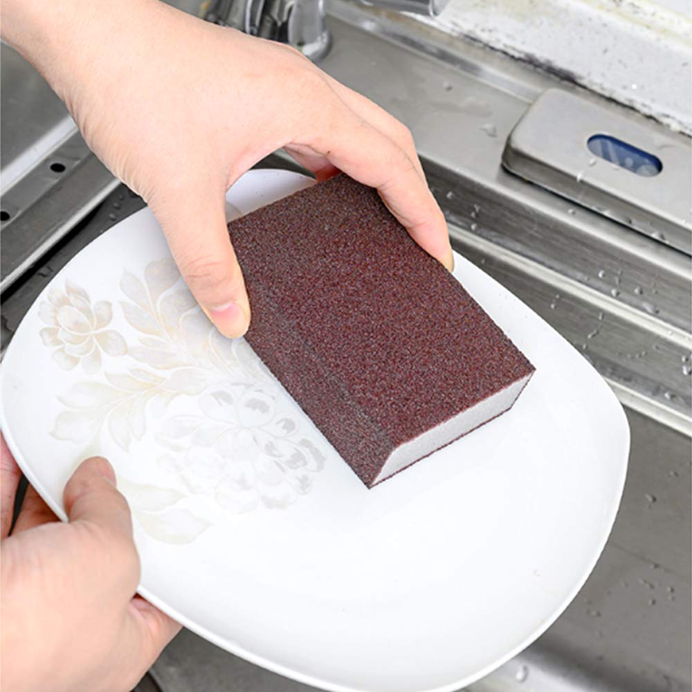 1/3/5/8/10 Pcs Magic Carborundum Sponge Emery Cleaning  Household Tools Kitchen Utensils Bathroom Accessory